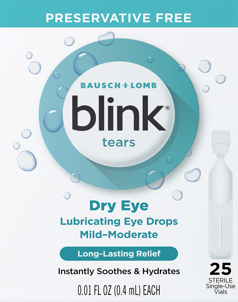 Blink Tears Preservative Free Lubricating Eye Drops