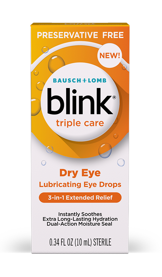 Blink Triple Care Lubricating Eye Drops