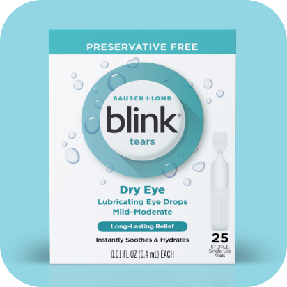 Blink Tears Preservative Free Lubricating Eye Drops