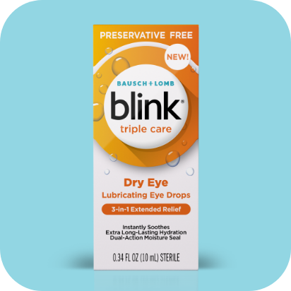 Blink Triple Care Preservative Free Eye Drops