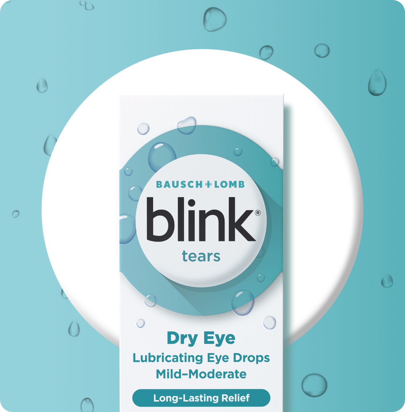 Blink Tears Lubricating Eye Drops package