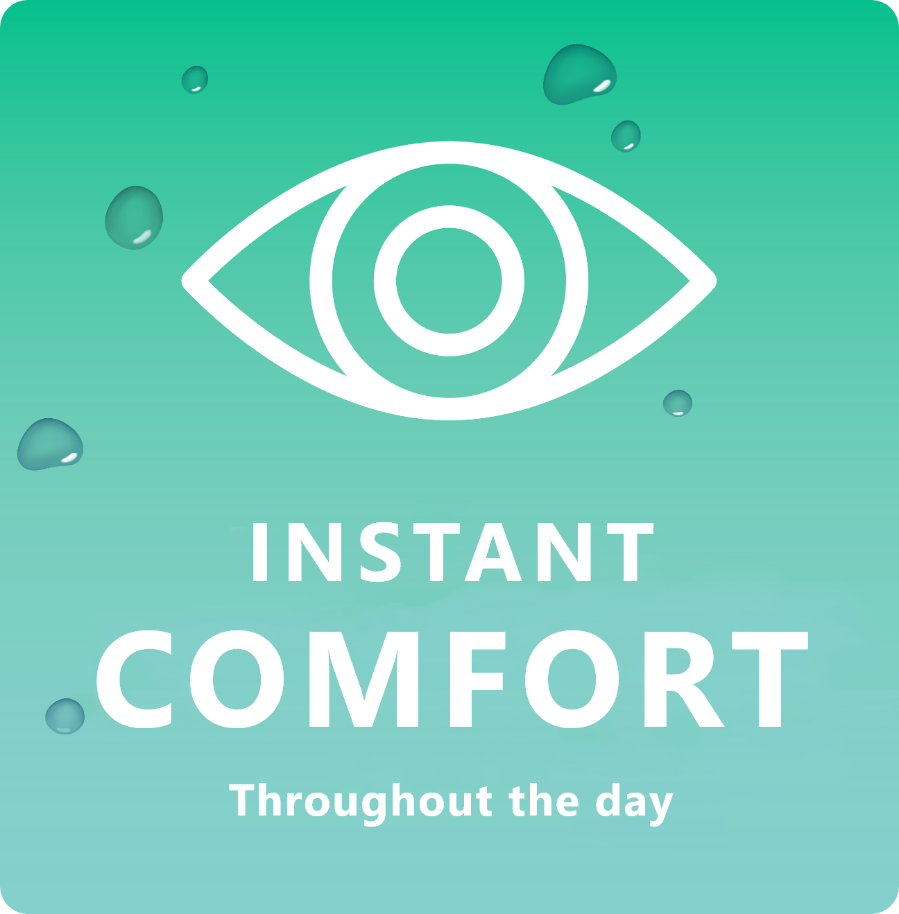 Icon indicating Blink Boost is enhanced with hyaluronan