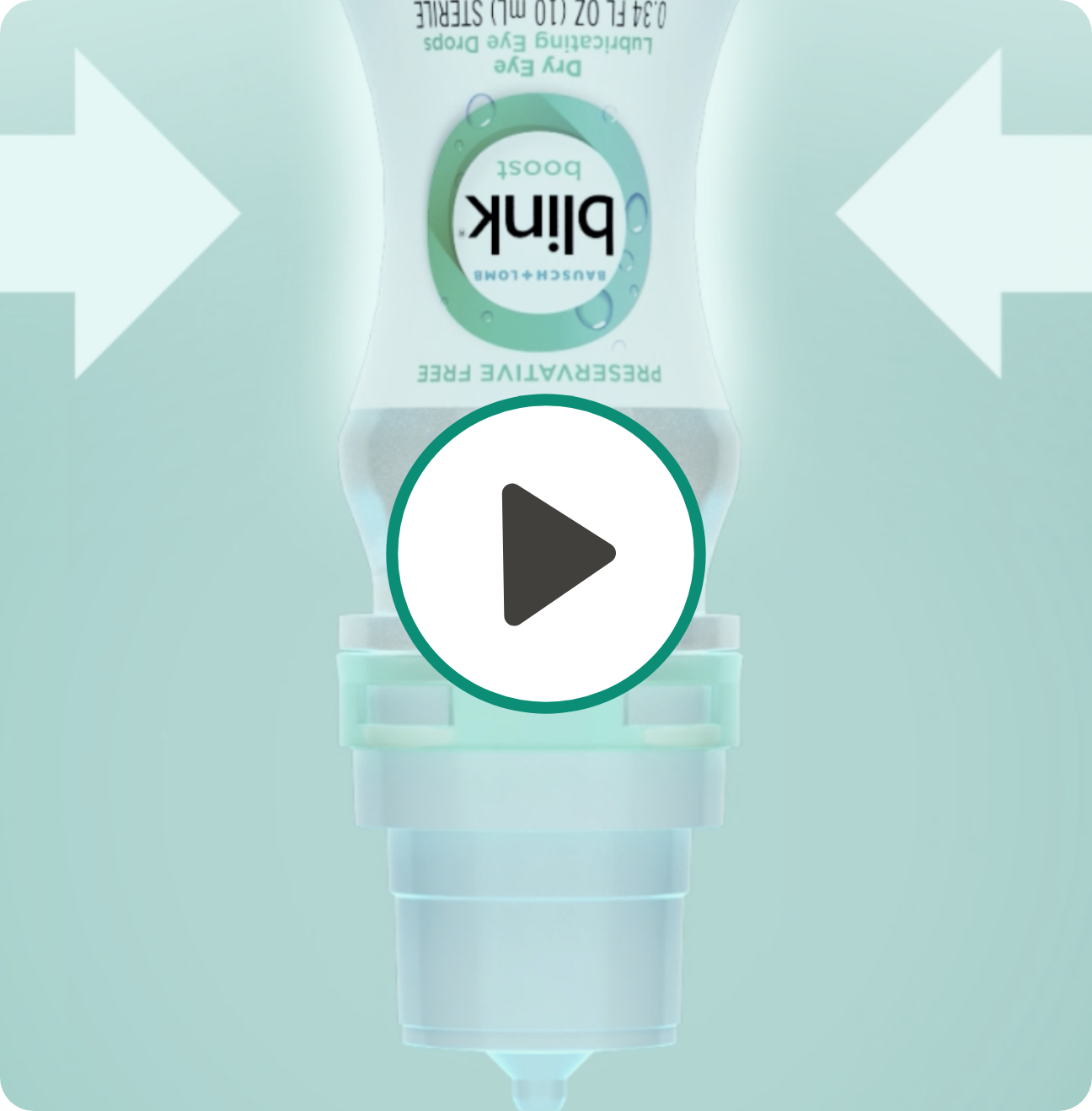 Icon indicating Blink Boost provides instant comfort throughout the day