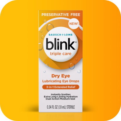 Blink Triple Care Preservative Free Eye Drops